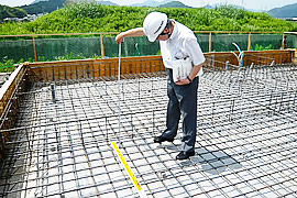 Ｓ様邸(神崎郡) 検査機構による配筋検査